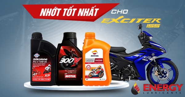 Dầu nhớt dành cho xe máy Exciter