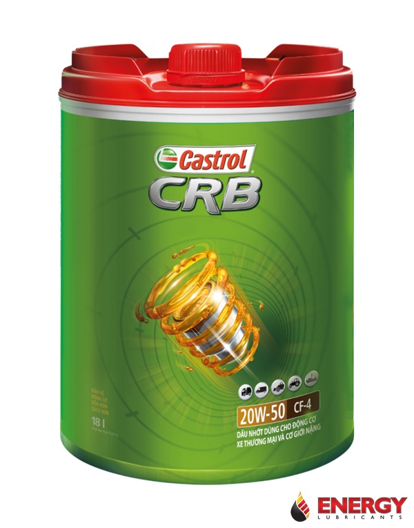 Dầu nhớt xe tải Castrol CRB 20W-50 CF-4