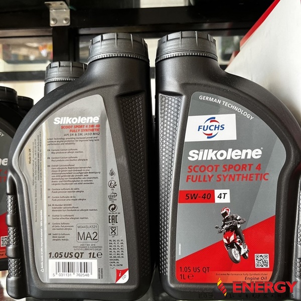 Nhớt tay ga Fuchs Silkolene Scoot Sport 4 5W40 chính hãng