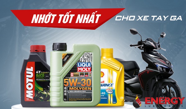 Nhớt xe tay ga chính hãng